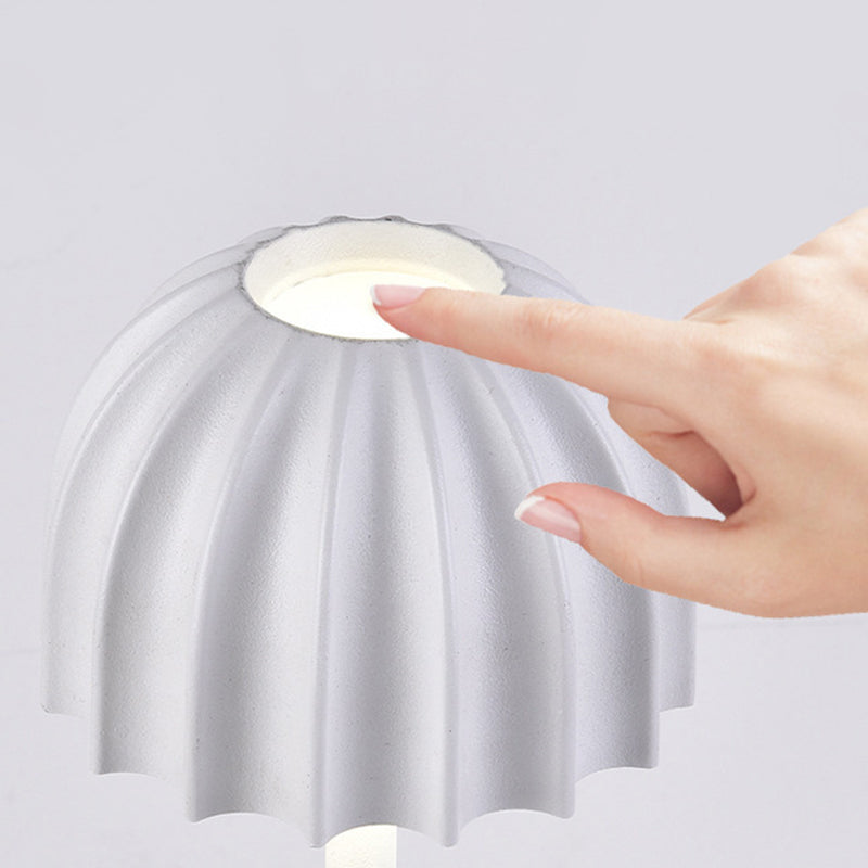 Contemporary Scandinavian Umbrella Shape PC Hardware USB LED Table Lamp Night Light For Bedroom