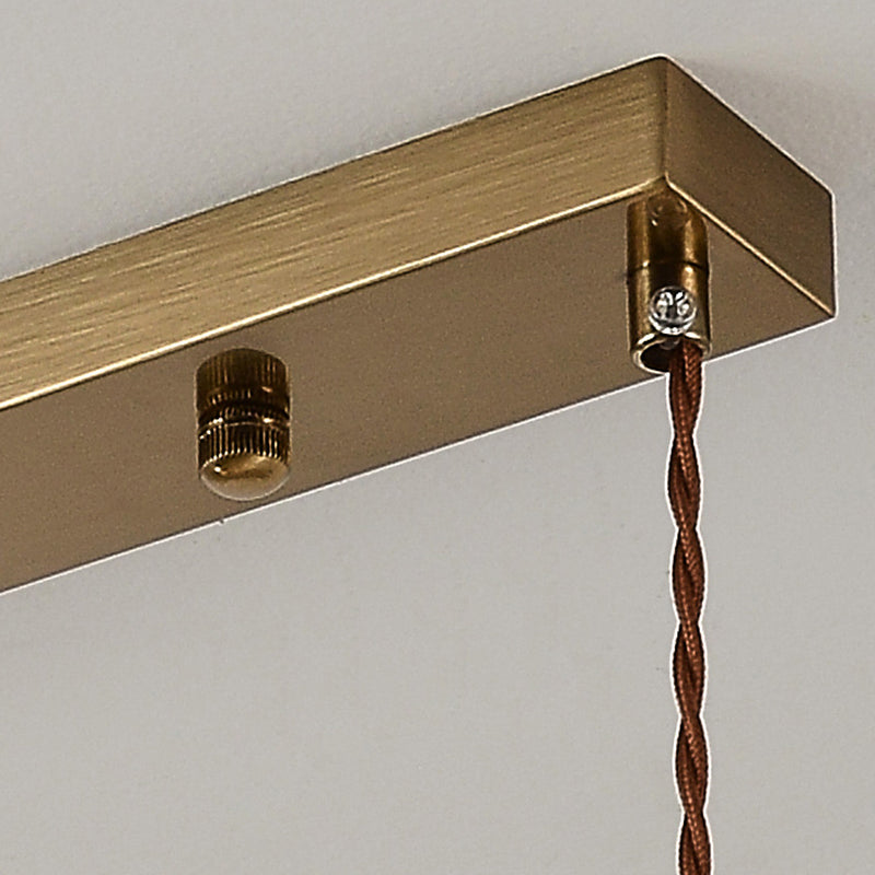 Modern Mid-Century Solid Wood Glass Ball Shade 1/3-Light Chandelier Island Light For Living Room