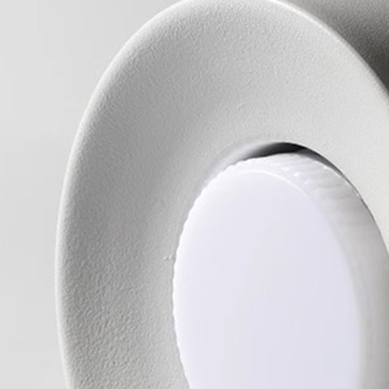 Modern Minimalist Round Cylinder Downlight Spotlight Iron Acrylic LED Flush Mount Ceiling Light For Bedroom