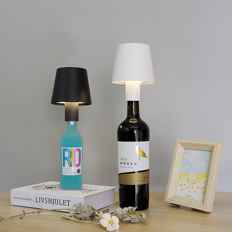 Modern Minimalist USB Round Cylinder ABS Aluminum LED Table Lamp For Bedroom