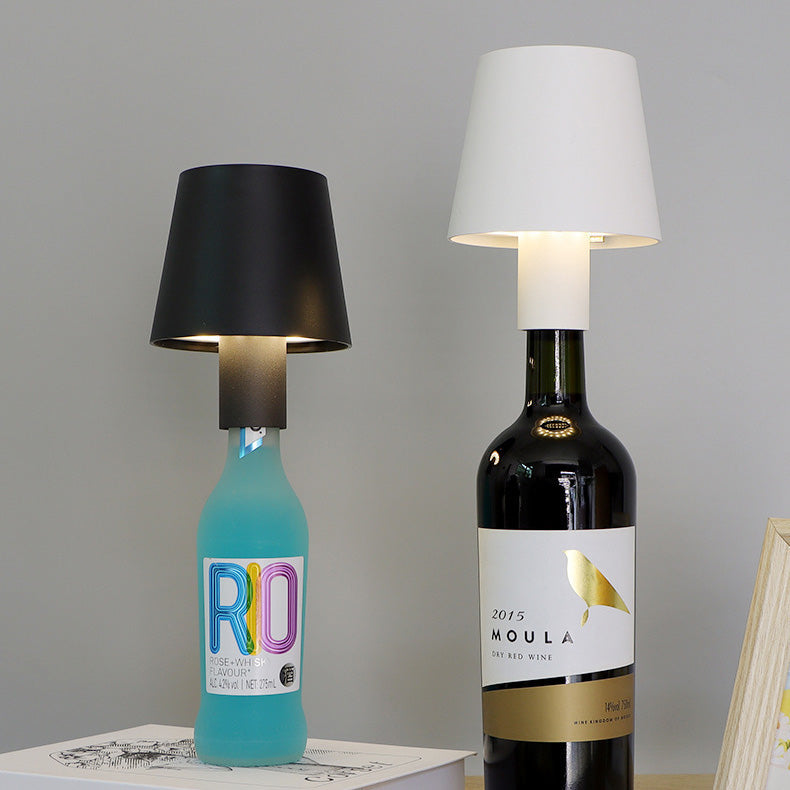 Modern Minimalist USB Round Cylinder ABS Aluminum LED Table Lamp For Bedroom