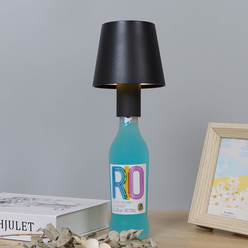 Modern Minimalist USB Round Cylinder ABS Aluminum LED Table Lamp For Bedroom