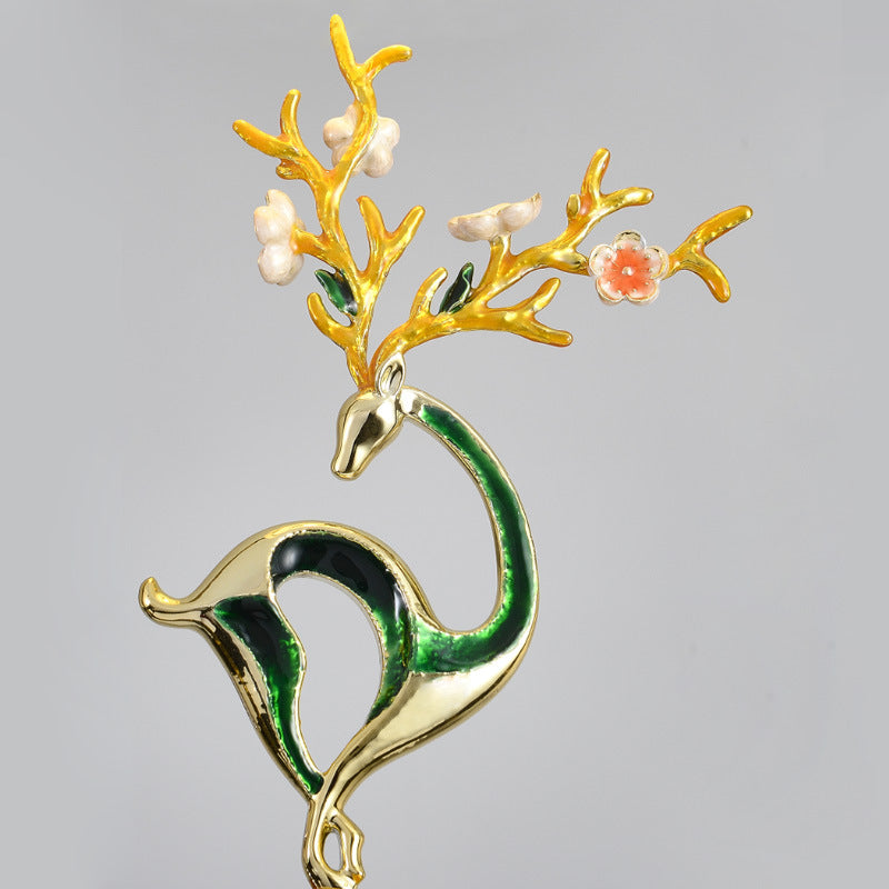 فانوس صيني تقليدي أسطواني من النحاس والزجاج وسبائك الزنك، مصباح معلق واحد لغرفة النوم