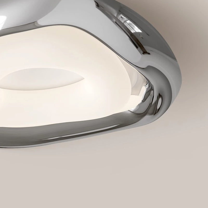 Contemporary Creative Triangle Resin Polyethylene LED Flush Mount Ceiling Light For Bedroom