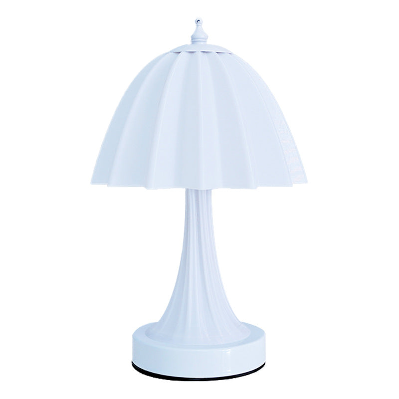 Modern Minimalist Dome Iron PLA LED Table Lamp For Bedroom
