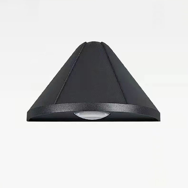 مصباح حائط LED بتصميم عصري بسيط مع نصف مخروطي وعدسات بصرية من الألومنيوم لغرفة النوم