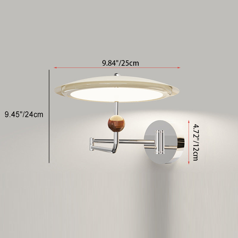 مصباح حائط LED معدني أكريليك بتصميم بسيط وعصري لغرفة النوم