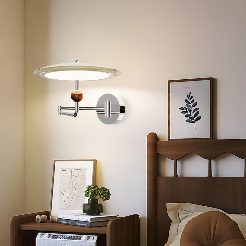 مصباح حائط LED معدني أكريليك بتصميم بسيط وعصري لغرفة النوم