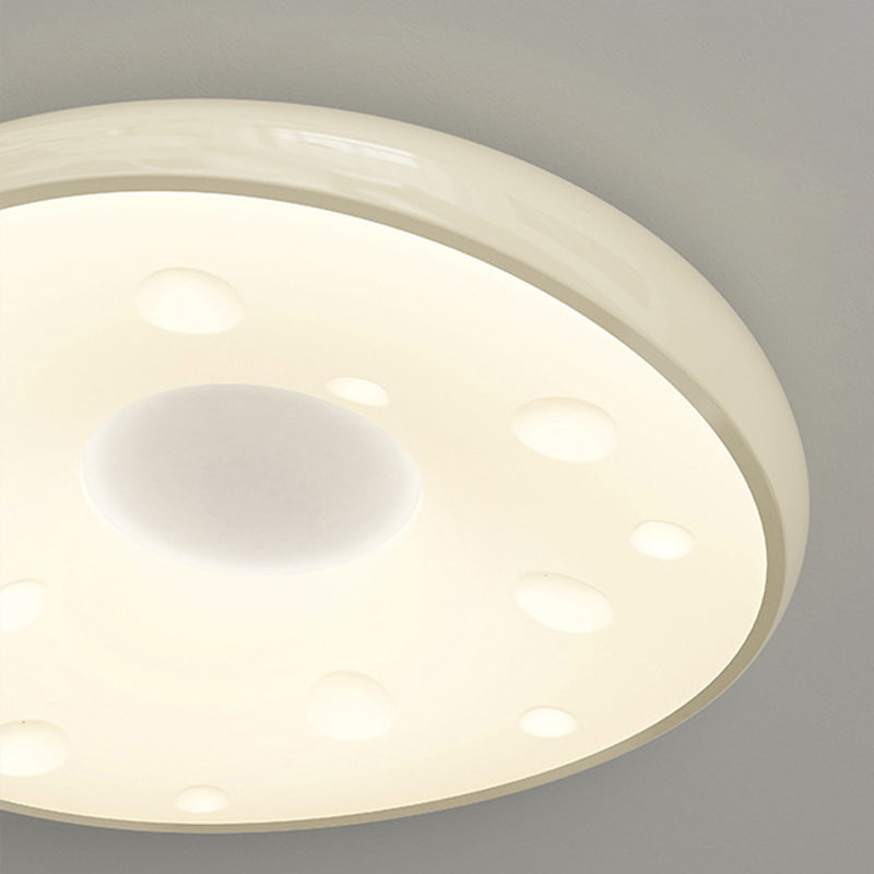 Modern Minimalist Oval LED Ceiling Light – Iron & Acrylic Flush Mount for Bedroom