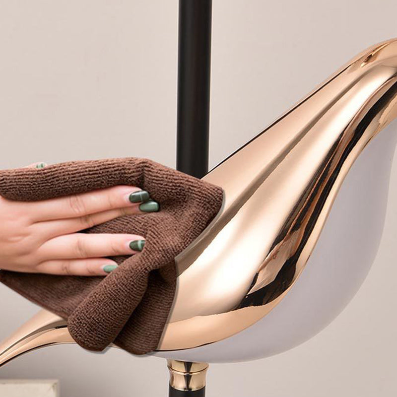 Contemporary Creative Bird Table Lamp – Zinc Alloy & Acrylic LED Light for Bedroom