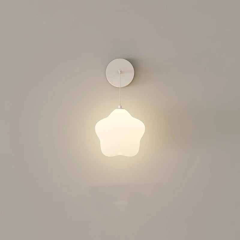 مصباح حائط LED من الحديد PE بتصميم نجمة عصري بسيط لغرفة النوم