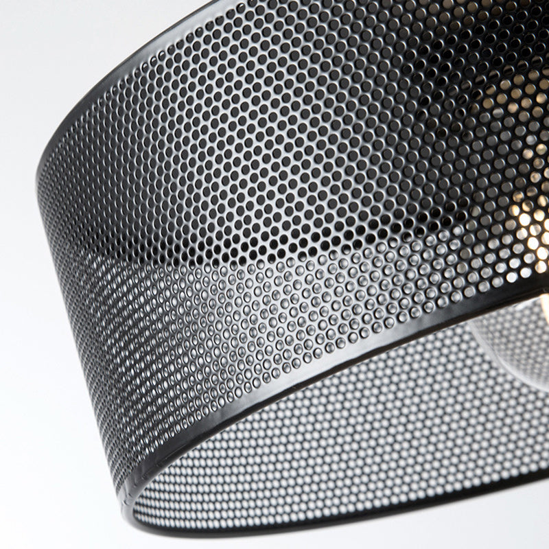 مصباح معلق صناعي معاصر من الأسمنت المعدني، مزود بمصباح واحد، لغرفة المعيشة