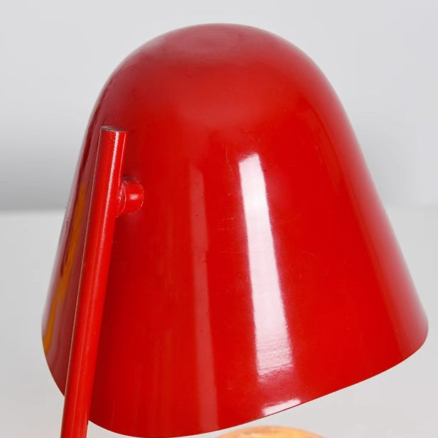 Traditional French Dome Plastic 1-Light Melting Wax Table Lamp For Bedroom