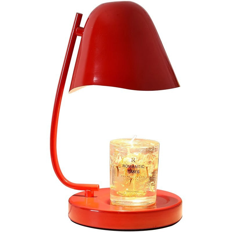 Traditional French Dome Plastic 1-Light Melting Wax Table Lamp For Bedroom