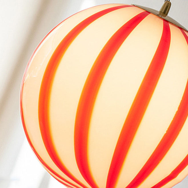 Modern Eclectic Lollipop Ball Iron Acrylic 1-Light Pendant Light For Living Room