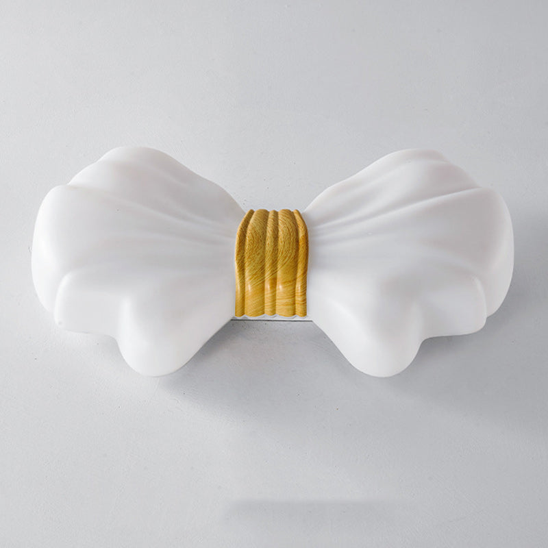 Modern Eclectic Kids Bow Iron PE LED Flush Mount Ceiling Light For Bedroom