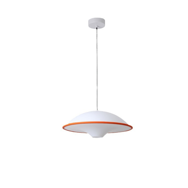 Modern Minimalist Dome Copper Acrylic 1-Light Pendant Light For Bedroom