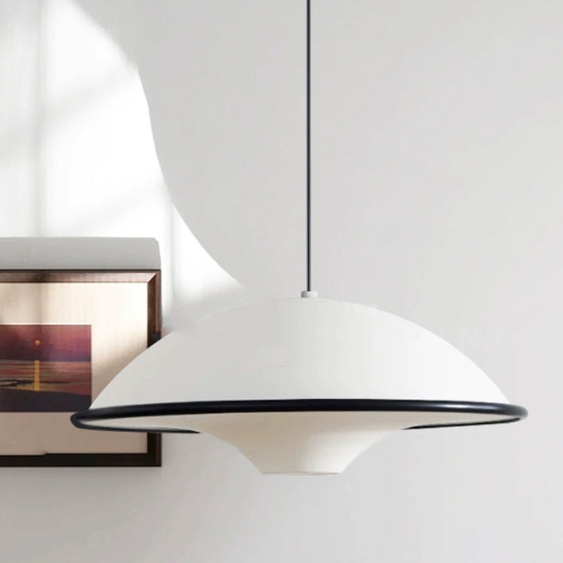 Modern Minimalist Dome Copper Acrylic 1-Light Pendant Light For Bedroom