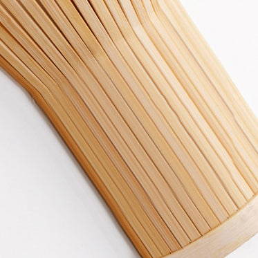 Traditional Chinese Trapezoid Bamboo 1-Light Wall Sconce Lamp For Bedroom