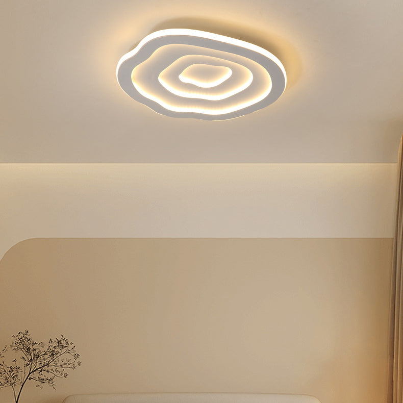 مصباح سقف LED مثلث الشكل من الألومنيوم بتصميم عصري بسيط لغرفة النوم
