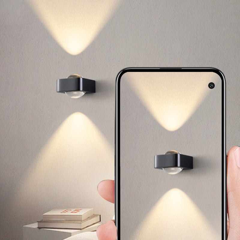 Contemporary Scandinavian Spherical Stainless Steel Glass LED Wall Sconce Lamp For Living Room