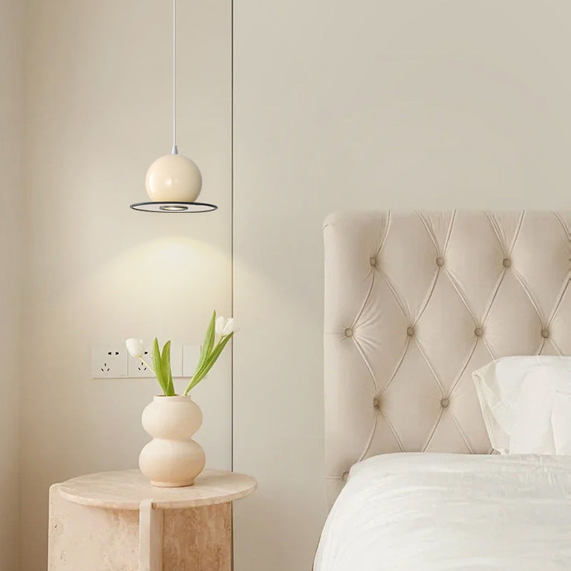 Modern Simplicity Sphere Iron 1-Light Pendant Light For Living Room