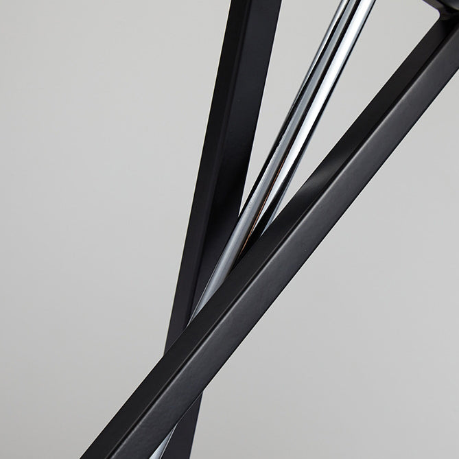 Modern Minimalist Cylinder Iron Linen 1-Light Table Lamp For Bedroom