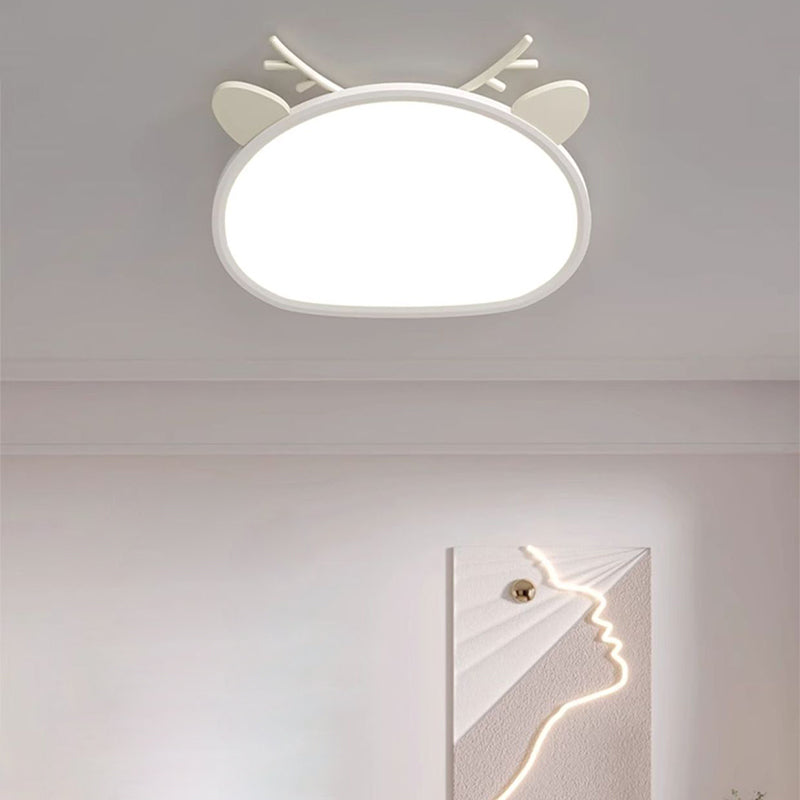 Children's Room LED Ceiling Light with Cute Animal Design