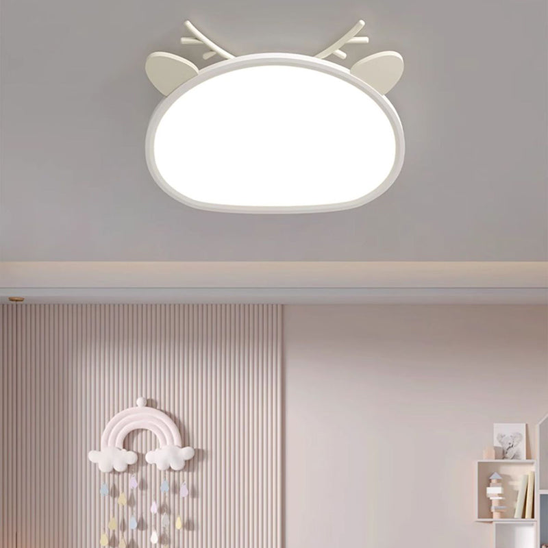 Children's Room LED Ceiling Light with Cute Animal Design