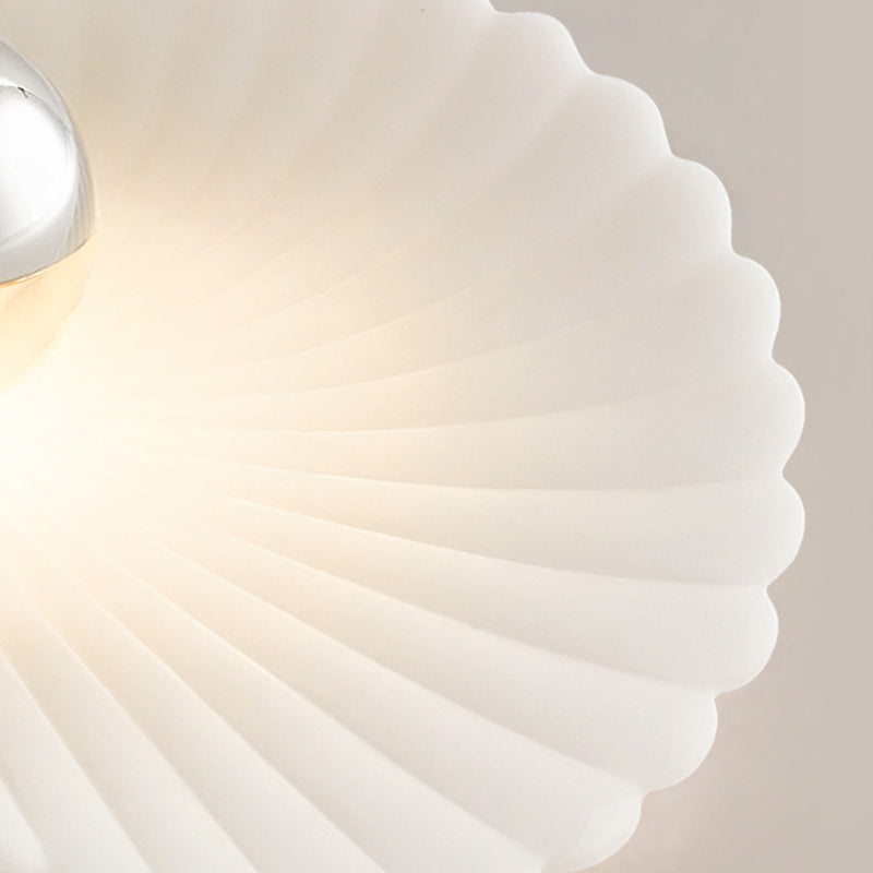 Modern Eclectic Flower Iron Aluminum PVC LED Semi-Flush Mount Ceiling Light For Bedroom