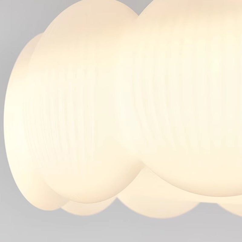 إضاءة LED دائرية من خشب البولي إيثيلين الحديدي الفرنسي التقليدي لغرفة النوم