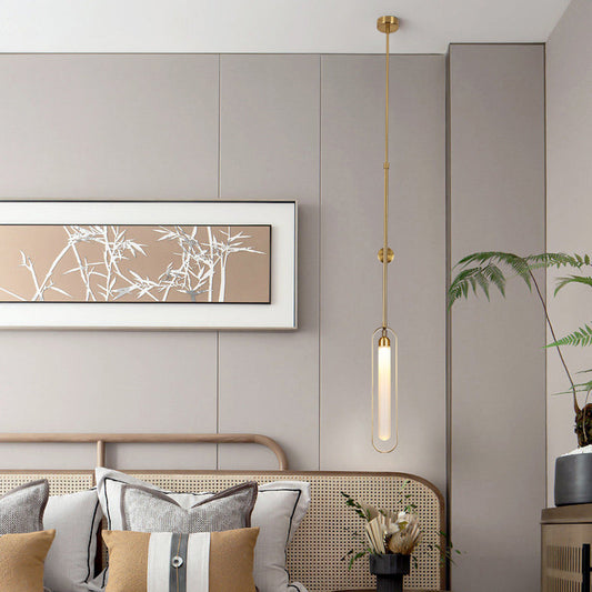 Contemporary Scandinavian Iron Acrylic Linear LED Wall Sconce Lamp For Living Room