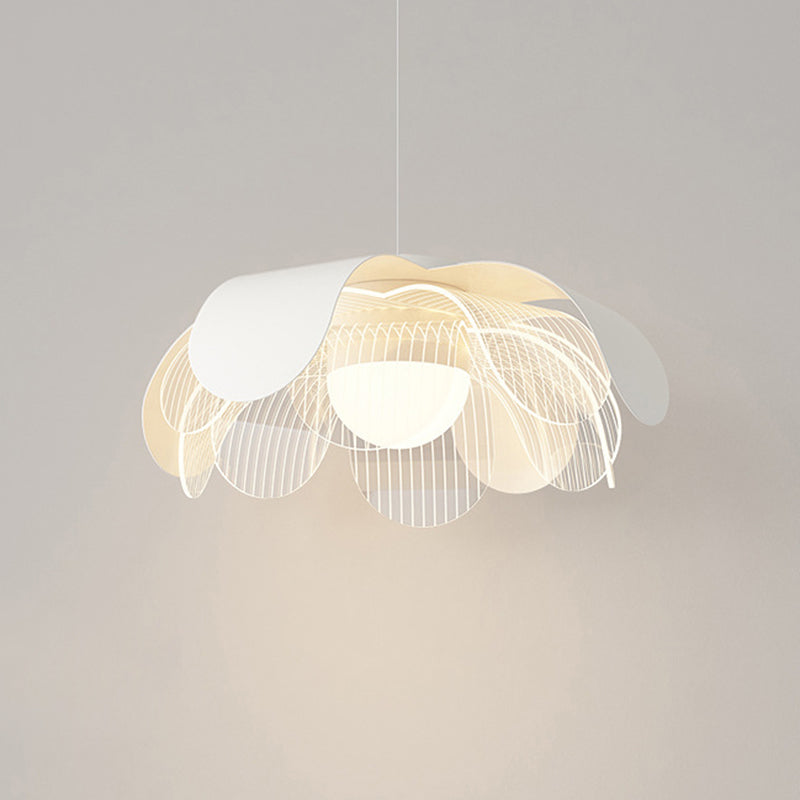 مصباح LED دائري من الأكريليك على شكل فرع فرنسي تقليدي لغرفة المعيشة