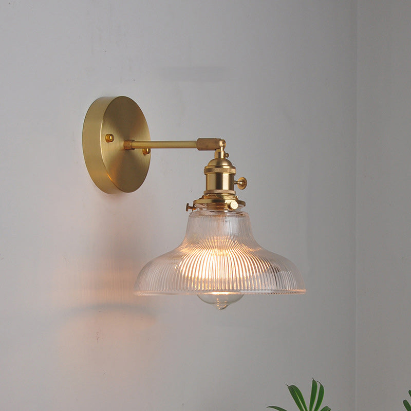 現代的なスカンジナビアの麦わら帽子グリーンフラワーラウンドガラスアイアン1ライト壁取り付け用燭台ランプリビングルーム用