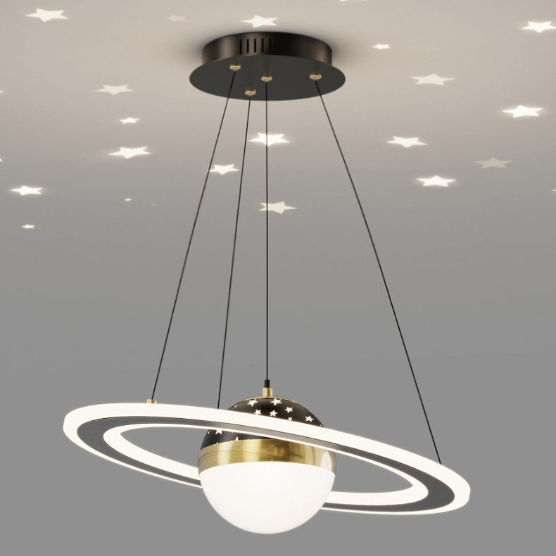 ثريا LED دائرية من الأكريليك بتصميم عصري بسيط لغرفة المعيشة