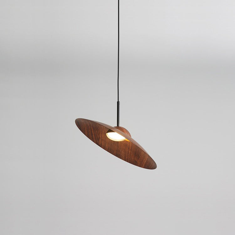 Contemporary Nordic Disc Round Glass Iron LED Pendant Light For Living Room