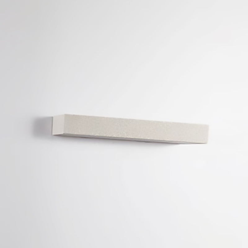Modern Minimalist Square Long Acrylic Concrete LED Wall Sconce Lamp For Outdoor Patio
