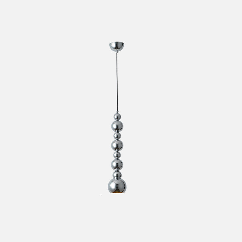 Contemporary Creative Gourd Shape Round Hardware 1-Light Pendant Light For Living Room