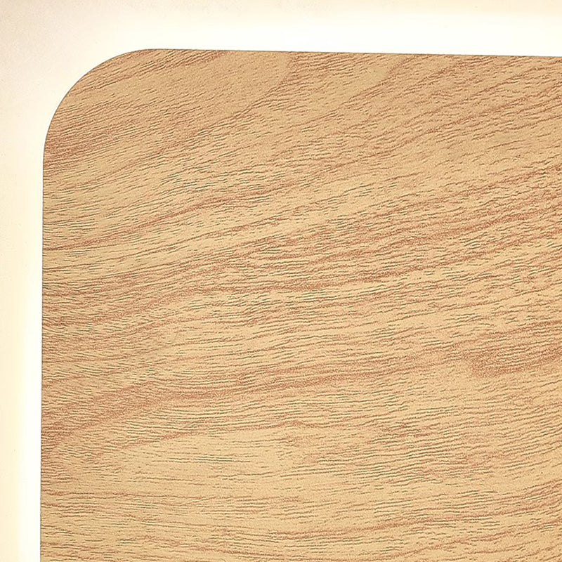 Contemporary Scandinavian Round Ring Square Acrylic Iron LED Flush Mount Ceiling Light For Living Room