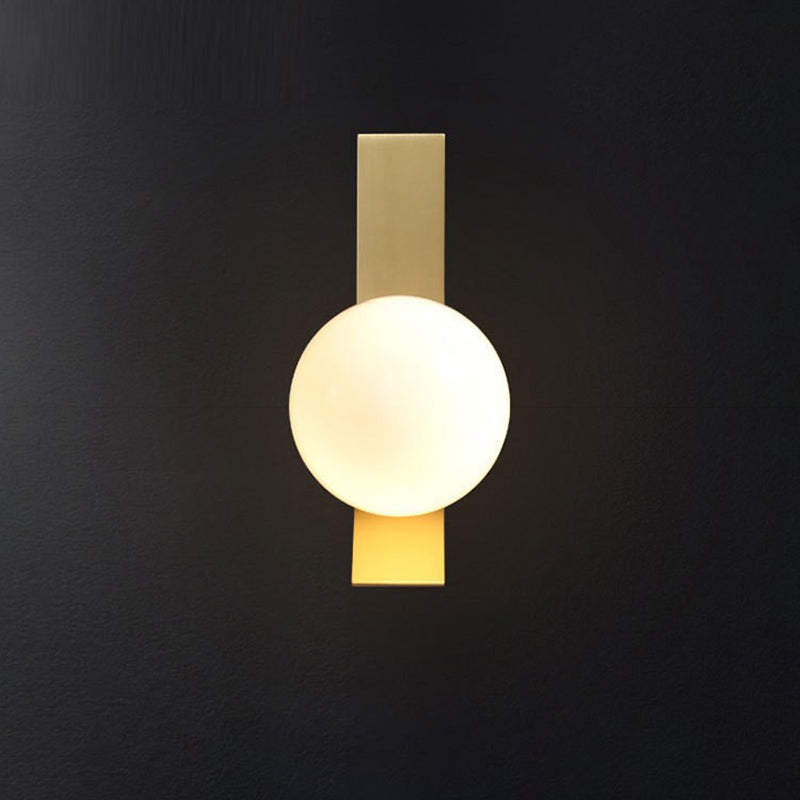 Contemporary Scandinavian Magic Bean Strip Glass Iron 1/2 Light Wall Sconce Lamp For Living Room