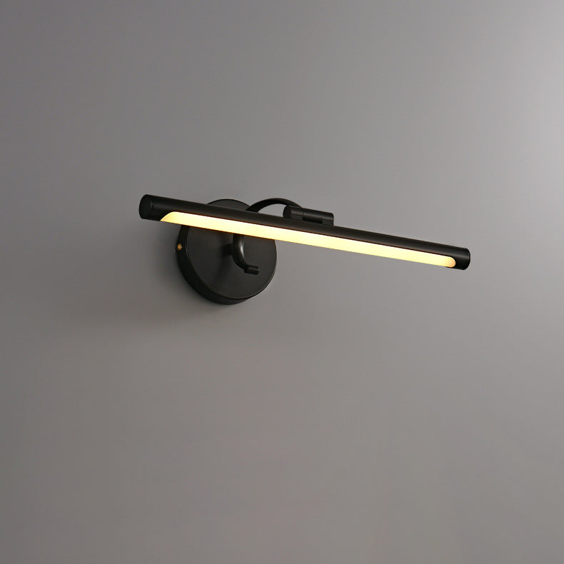 مصباح حائط LED بتصميم عصري بسيط مصنوع من شريط نحاسي وأكريليك للحمام
