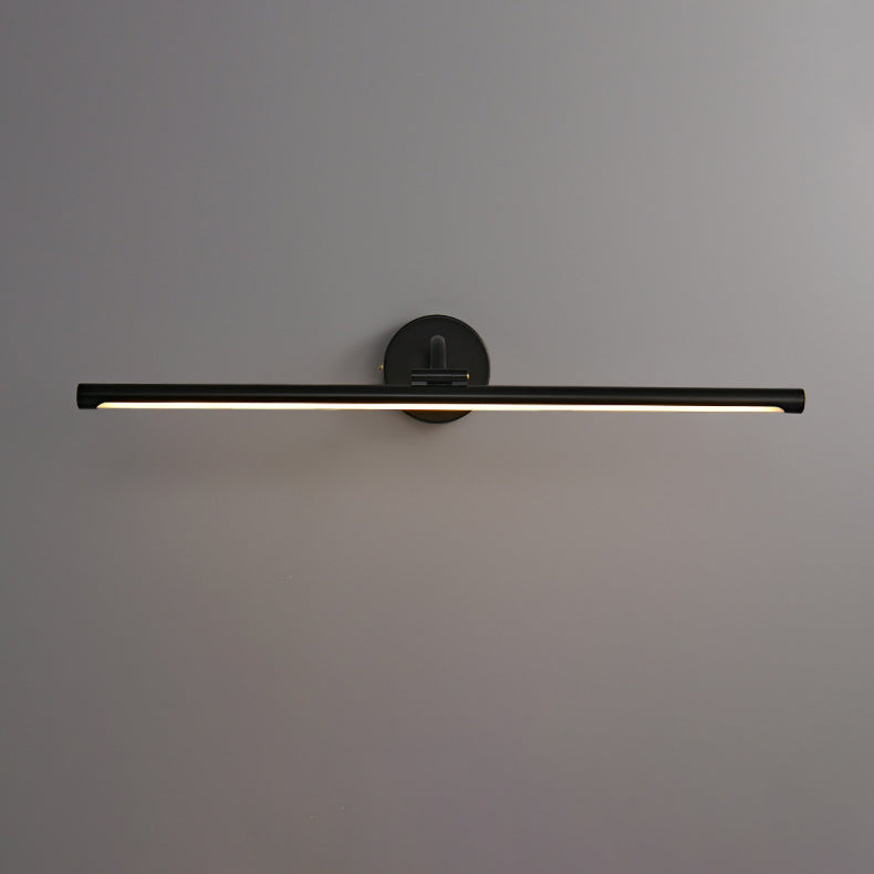 مصباح حائط LED بتصميم عصري بسيط مصنوع من شريط نحاسي وأكريليك للحمام