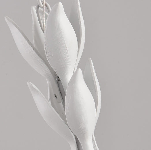 Traditional French Metal Resin Round Carved Floral LED Chandeliers For Living Room