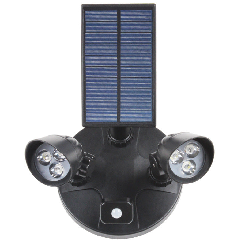 Modern Simplicity Solar Waterproof ABS PC Surveillance Camera Rotatable Motion Sensor LED Wall Sconce Lamp For Outdoor Patio