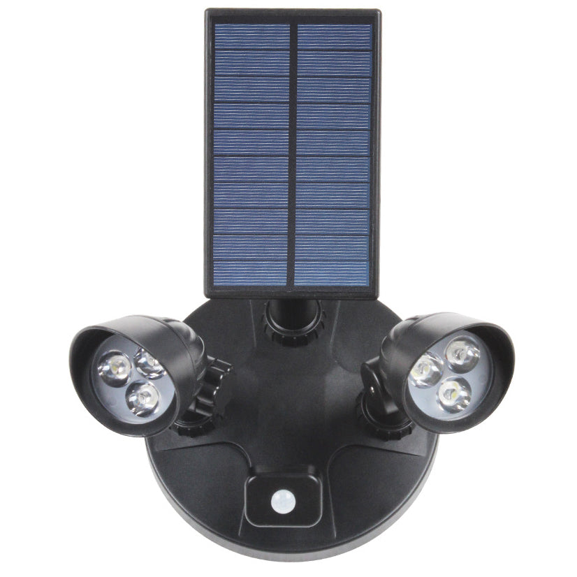 Modern Simplicity Solar Waterproof ABS PC Surveillance Camera Rotatable Motion Sensor LED Wall Sconce Lamp For Outdoor Patio