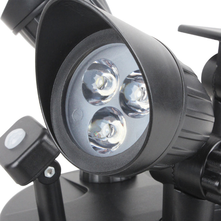 Modern Simplicity Solar Waterproof ABS PC Surveillance Camera Rotatable Motion Sensor LED Wall Sconce Lamp For Outdoor Patio