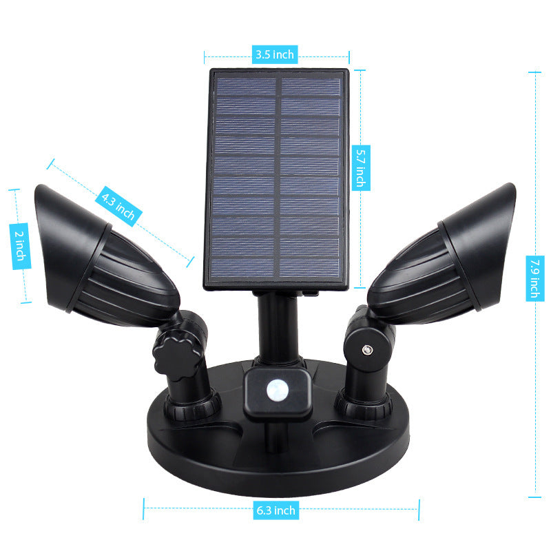 Modern Simplicity Solar Waterproof ABS PC Surveillance Camera Rotatable Motion Sensor LED Wall Sconce Lamp For Outdoor Patio