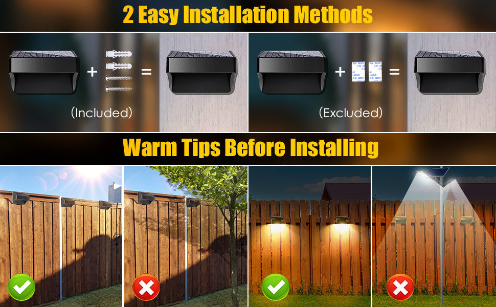 Modern Simplicity Solar Waterproof ABS PS Rectangular LED Wall Sconce Lamp For Outdoor Patio