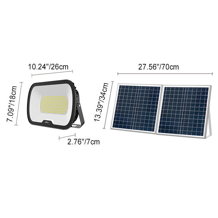 Modern Minimalist Solar Waterproof Aluminum Alloy Glass Rectangular LED Wall Sconce Lamp For Outdoor Patio
