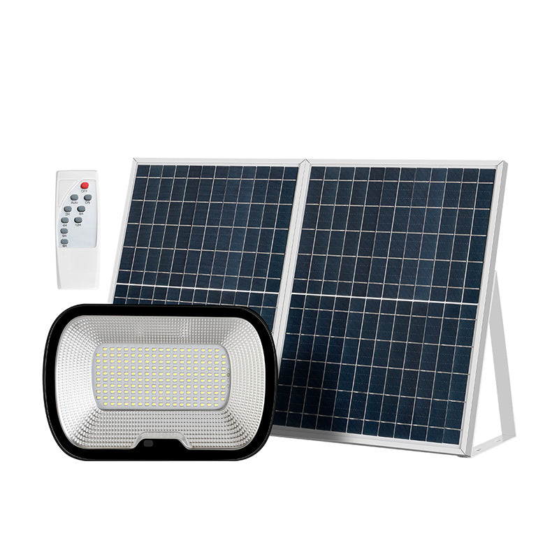 Modern Minimalist Solar Waterproof Aluminum Alloy Glass Rectangular LED Wall Sconce Lamp For Outdoor Patio